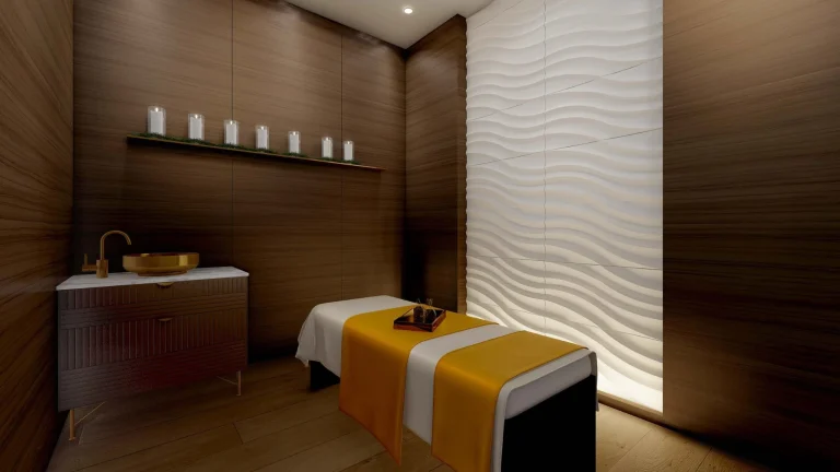 Sauna & private massage rooms